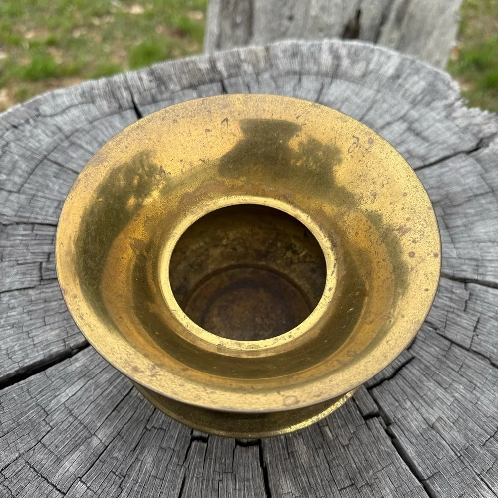 Vintage Brass Spittoon - Picture 4 of 6